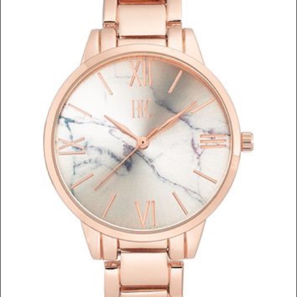 INC International Concepts Accessories - I.N.C. Women's Rose Gold-Tone Bracelet Watch